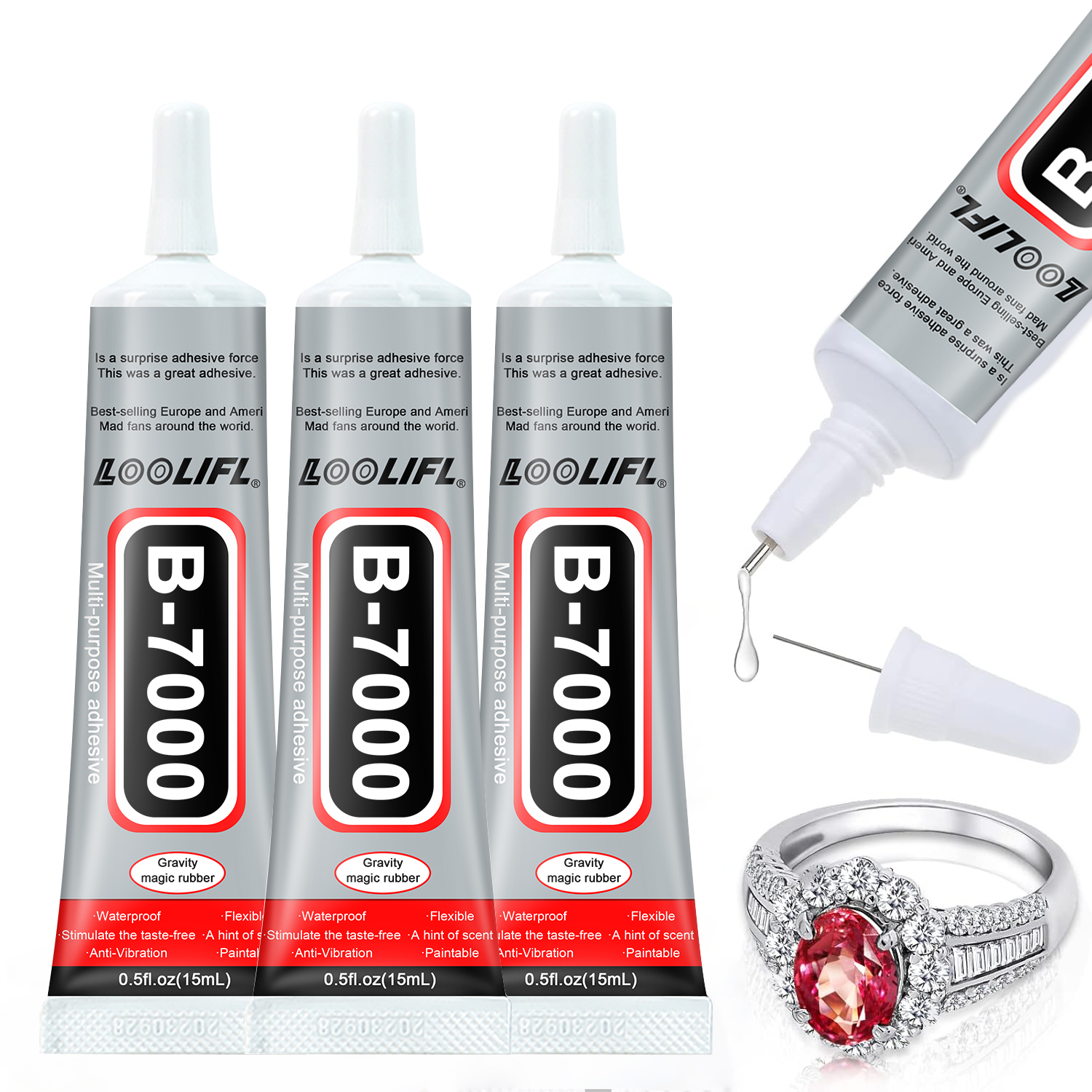 AliExpress B-7000 Clear Rhinestone and Jewelry Adhesive