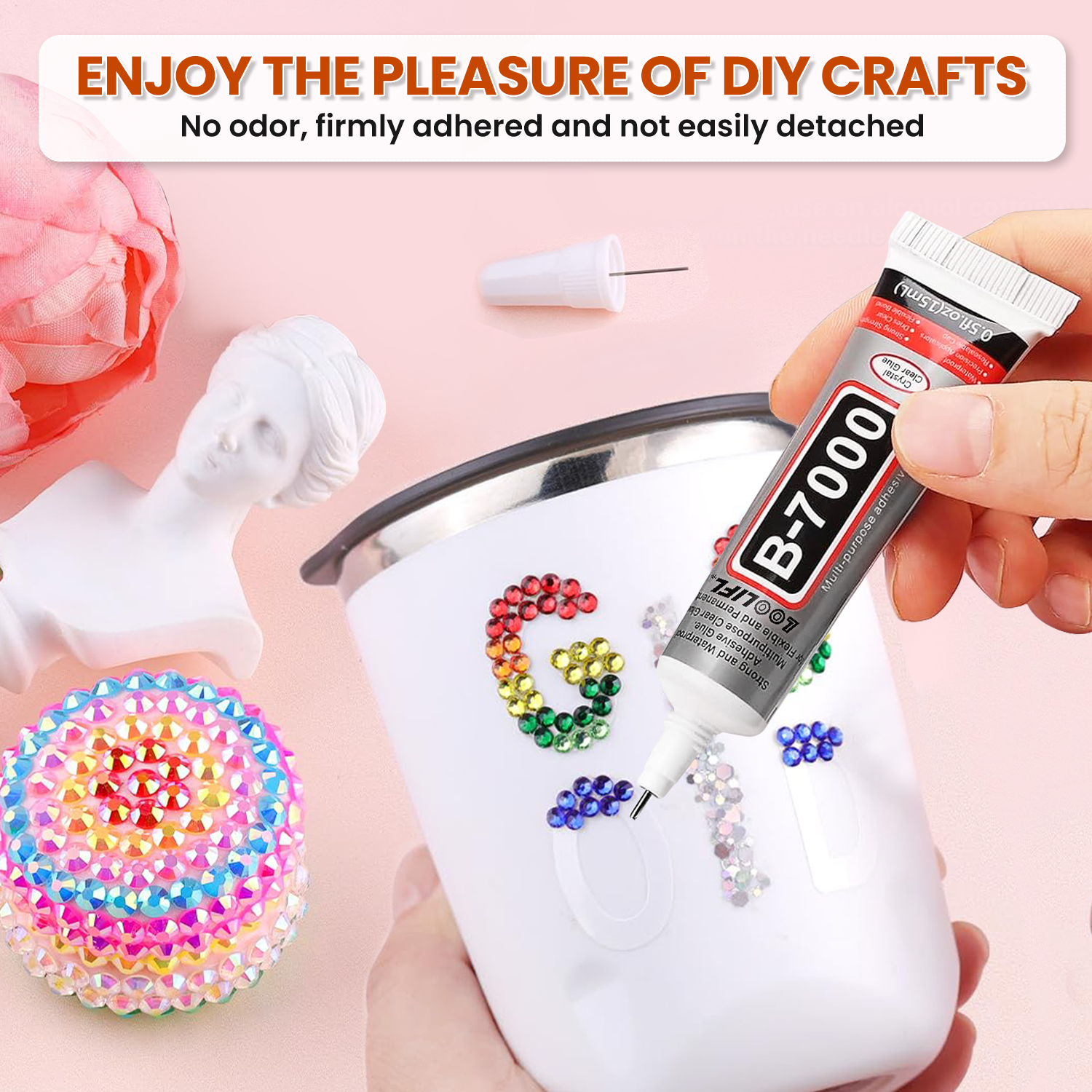 AliExpress B-7000 Clear Rhinestone and Jewelry Adhesive, view 4