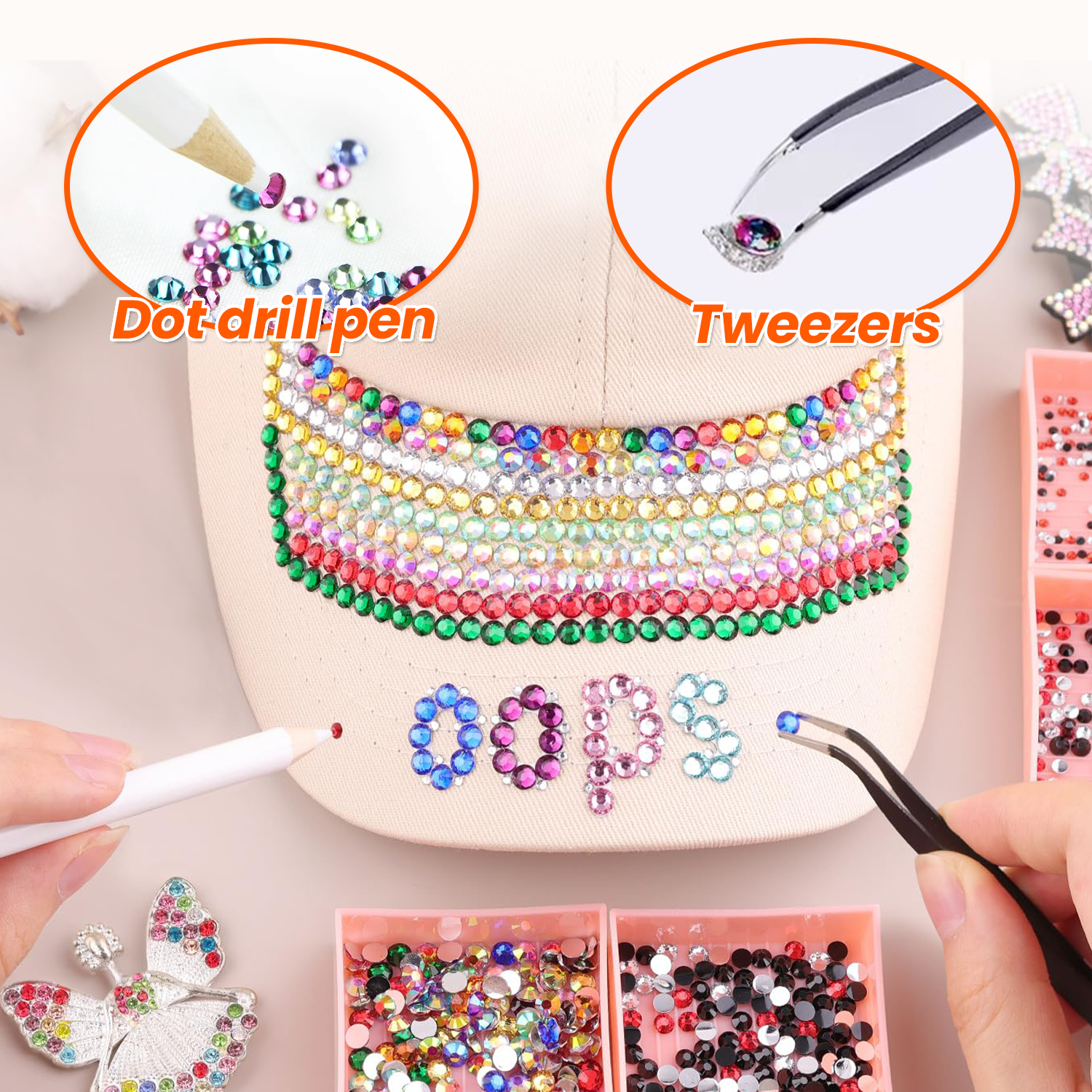 AliExpress B-7000 Clear Rhinestone and Jewelry Adhesive, view 6