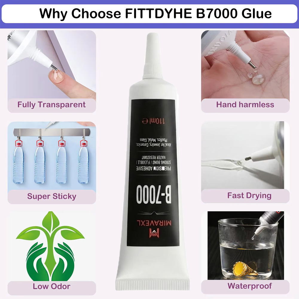 AliExpress B-7000 Strong Adhesive for Rhinestone Crafts, view 6