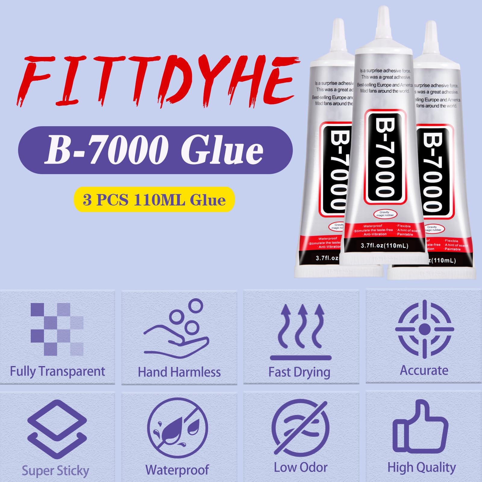 AliExpress B7000 Clear Jewelry and Rhinestone Adhesive (15 ml), view 2