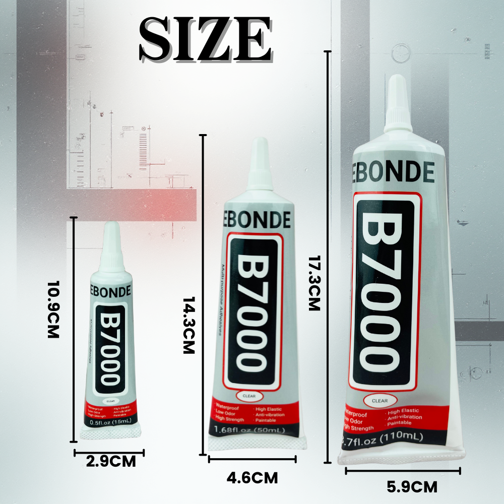 AliExpress B7000 Multi-Purpose Clear Adhesive Glue, view 2