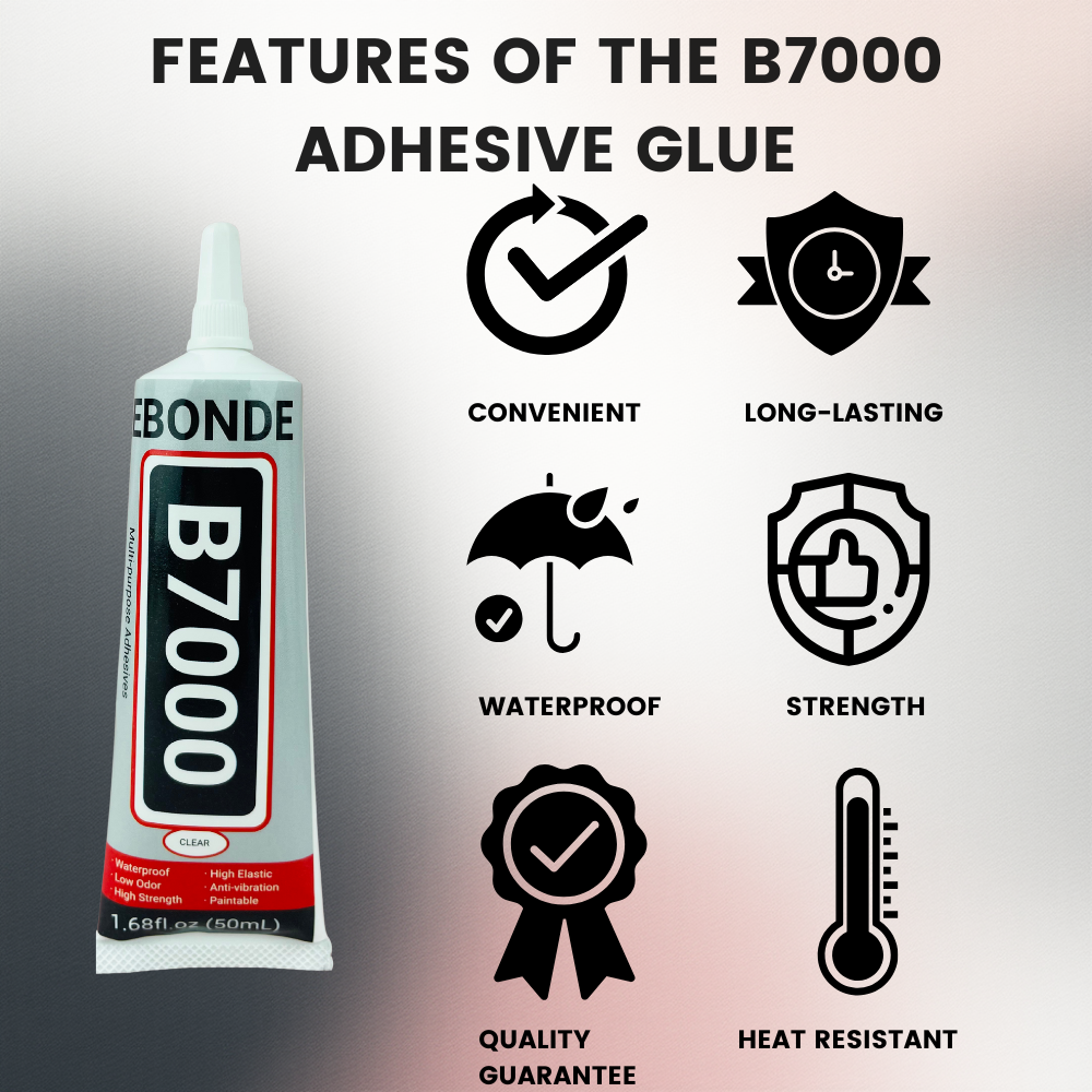 AliExpress B7000 Multi-Purpose Clear Adhesive Glue, view 4