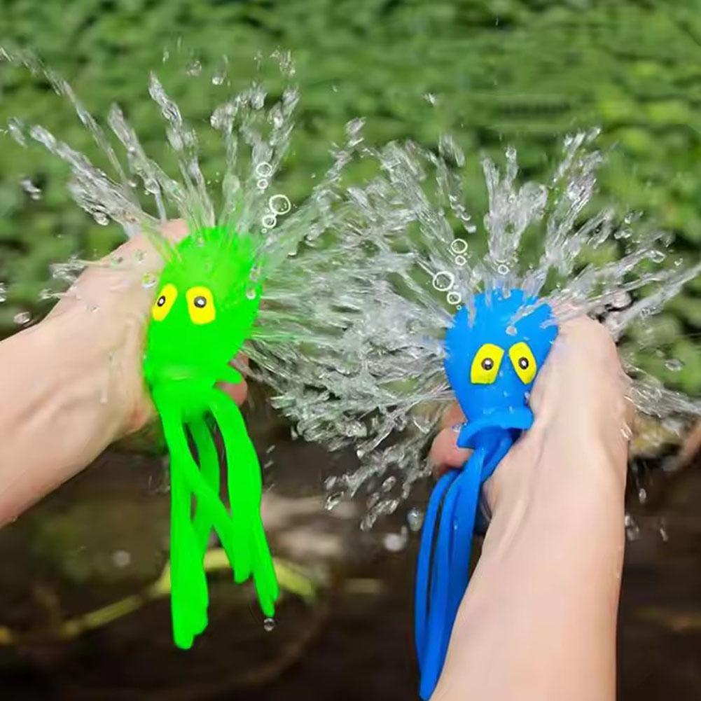 AliExpress Baby Bath Toys Sponge Water Absorbing Octopus Squeezing Stress Relief Toys Summer Swimming Play Water Bath Toy for Children, view 6