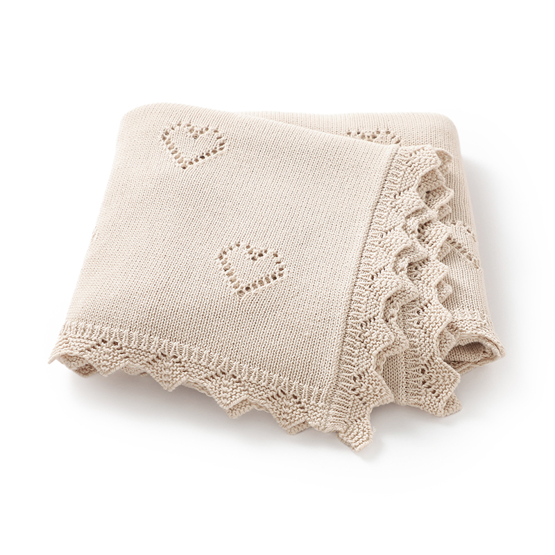 AliExpress Baby Blankets Knitted 90*70cm Ultra-Soft Cotton Newborn Infant Boys Girls Comforter Stroller Bedding Swaddle Wrap Sleeping Stuff