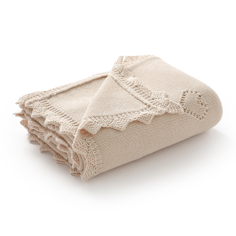 AliExpress Baby Blankets Knitted 90*70cm Ultra-Soft Cotton Newborn Infant Boys Girls Comforter Stroller Bedding Swaddle Wrap Sleeping Stuff, view 2