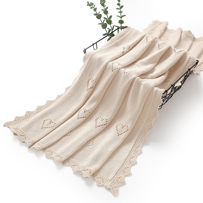 AliExpress Baby Blankets Knitted 90*70cm Ultra-Soft Cotton Newborn Infant Boys Girls Comforter Stroller Bedding Swaddle Wrap Sleeping Stuff, view 4