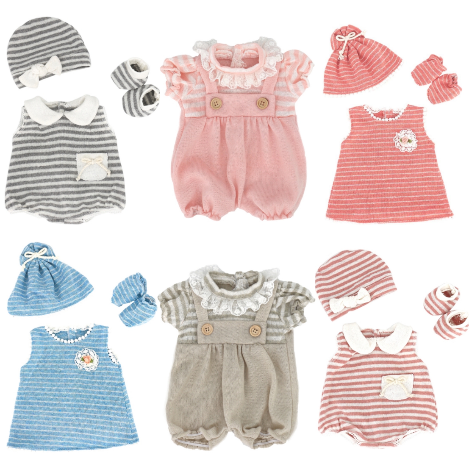 AliExpress Baby Born Doll Clothes For 13-18 Inch Newborn Doll Cute 43cm Newborn Doll Accessories Festival Birthday Gift