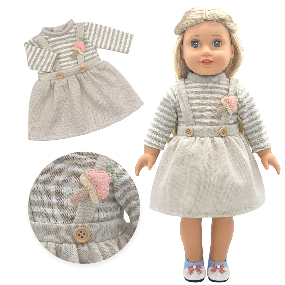 AliExpress Baby Born Doll Outfits For 13-18 Inch Newborn Doll Cute Jumpers Rompers Suit+Shoes Doll Accessories Festival Birthday Gift, view 5