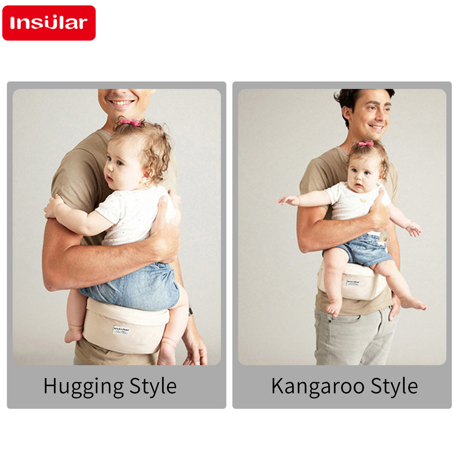 AliExpress Baby Carrier Waist Stool Walkers Baby Sling Hold Waist Belt Backpack Hipseat Belt Kids Adjustable Infant Hip Seat, view 2