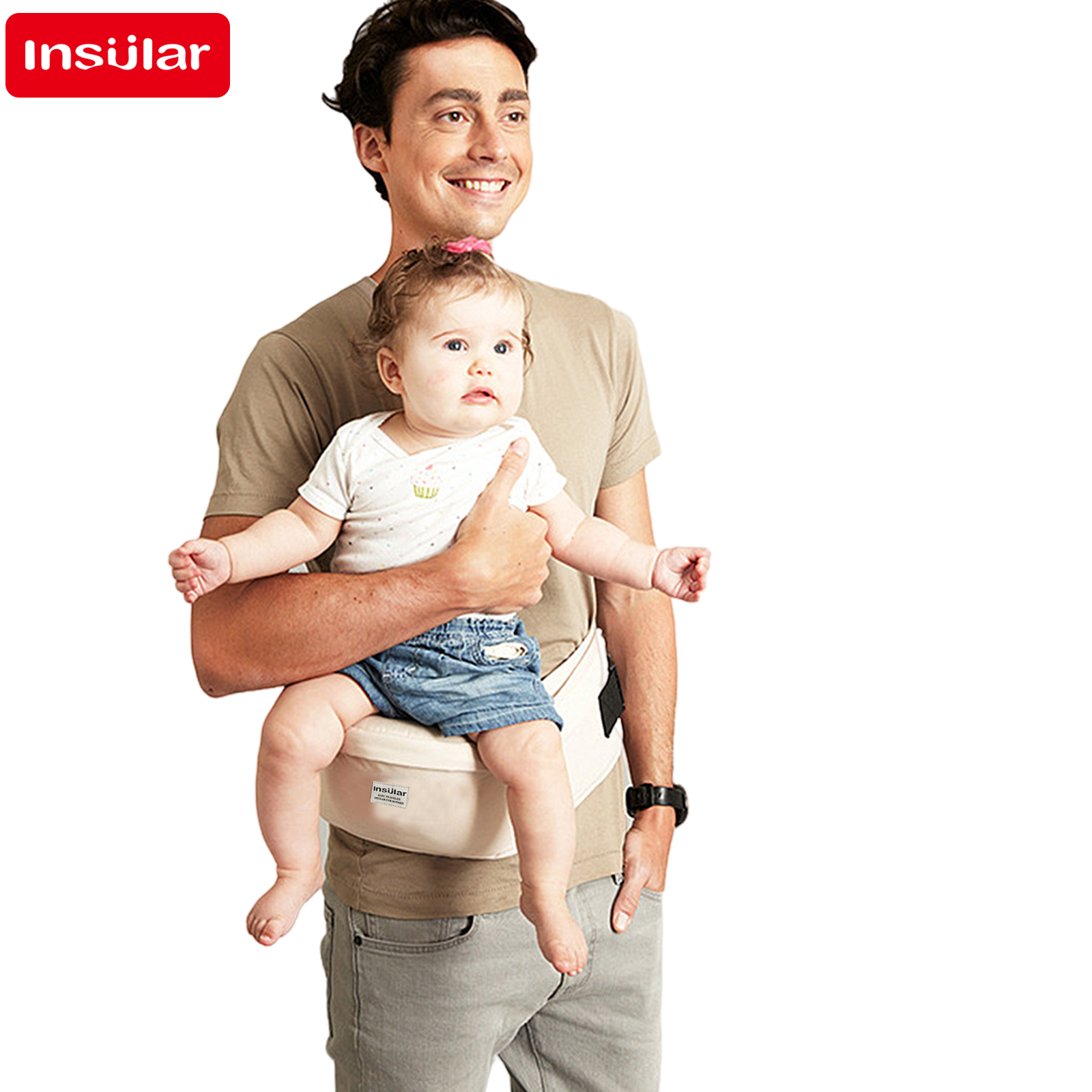 AliExpress Baby Carrier Waist Stool Walkers Baby Sling Hold Waist Belt Backpack Hipseat Belt Kids Adjustable Infant Hip Seat, view 3