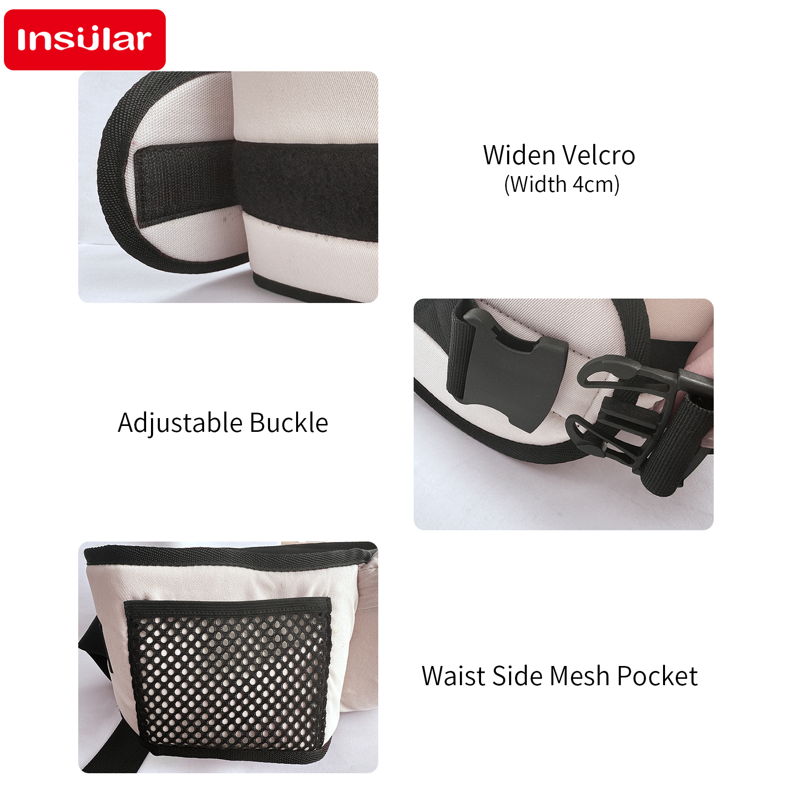 AliExpress Baby Carrier Waist Stool Walkers Baby Sling Hold Waist Belt Backpack Hipseat Belt Kids Adjustable Infant Hip Seat, view 4