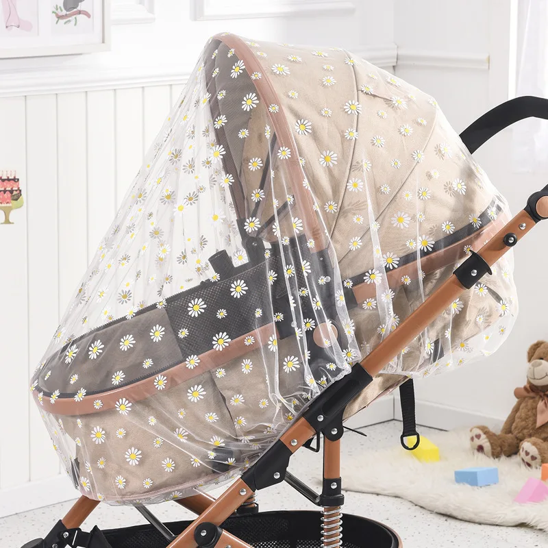 AliExpress Baby Cart Sunshade Mosquito Net Universal Pram Net Buggys Insect Fly Net Protection Cover for Stroller Pushchair