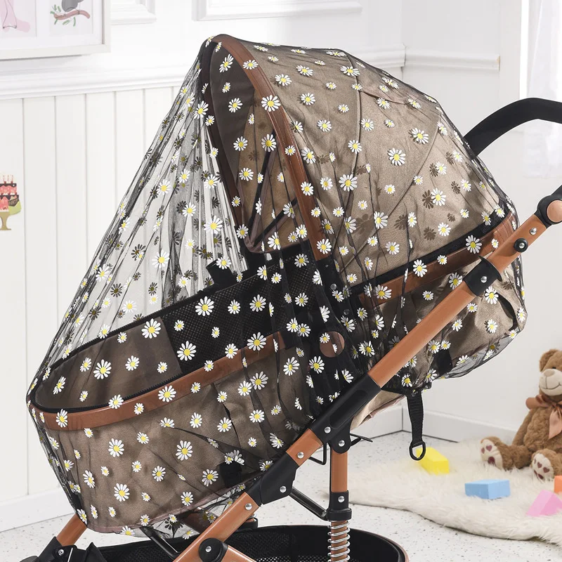 AliExpress Baby Cart Sunshade Mosquito Net Universal Pram Net Buggys Insect Fly Net Protection Cover for Stroller Pushchair, view 6