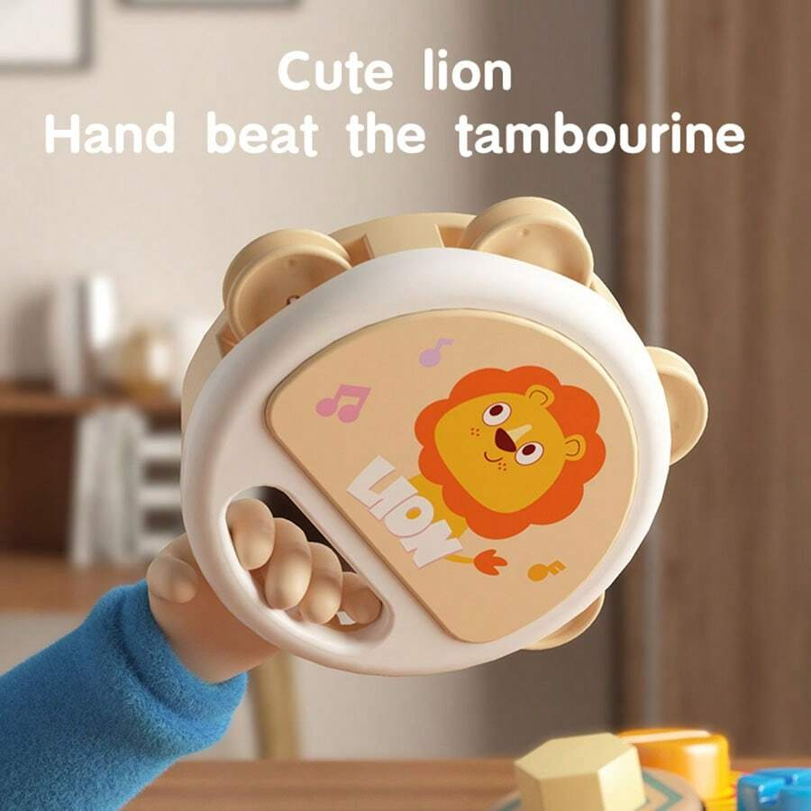 AliExpress Baby Clapping Tambourine Delicate Tambourines Percussion Instrument Adorable Tambourines Handheld Tambourine Instrument For Kids