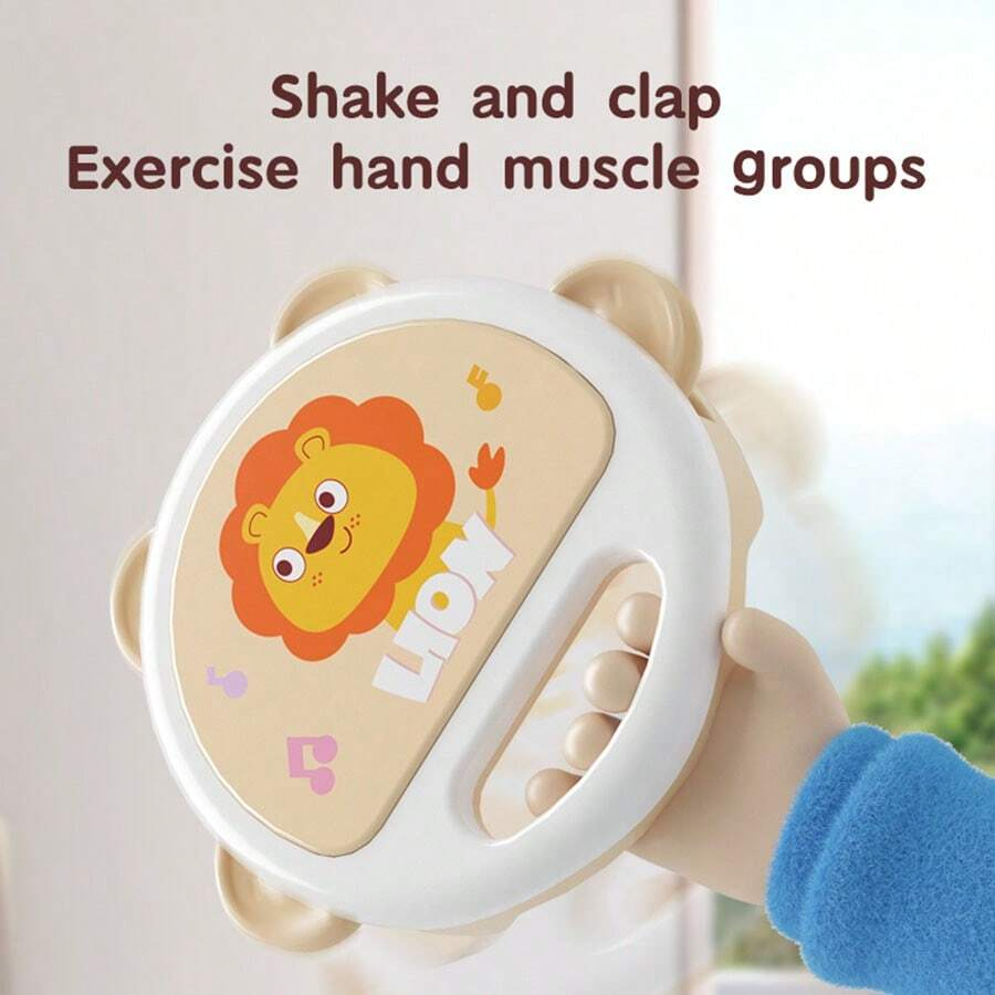 AliExpress Baby Clapping Tambourine Delicate Tambourines Percussion Instrument Adorable Tambourines Handheld Tambourine Instrument For Kids, view 2