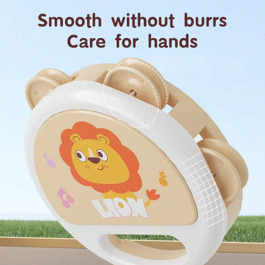 AliExpress Baby Clapping Tambourine Delicate Tambourines Percussion Instrument Adorable Tambourines Handheld Tambourine Instrument For Kids, view 3