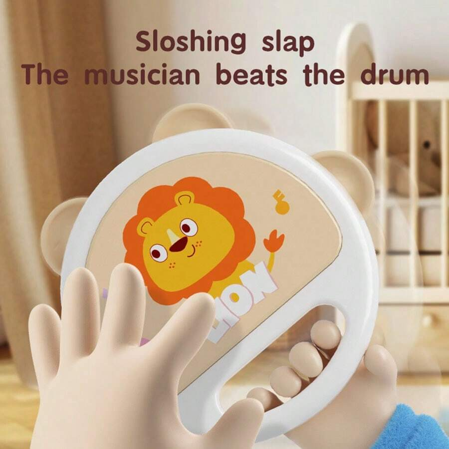 AliExpress Baby Clapping Tambourine Delicate Tambourines Percussion Instrument Adorable Tambourines Handheld Tambourine Instrument For Kids, view 5