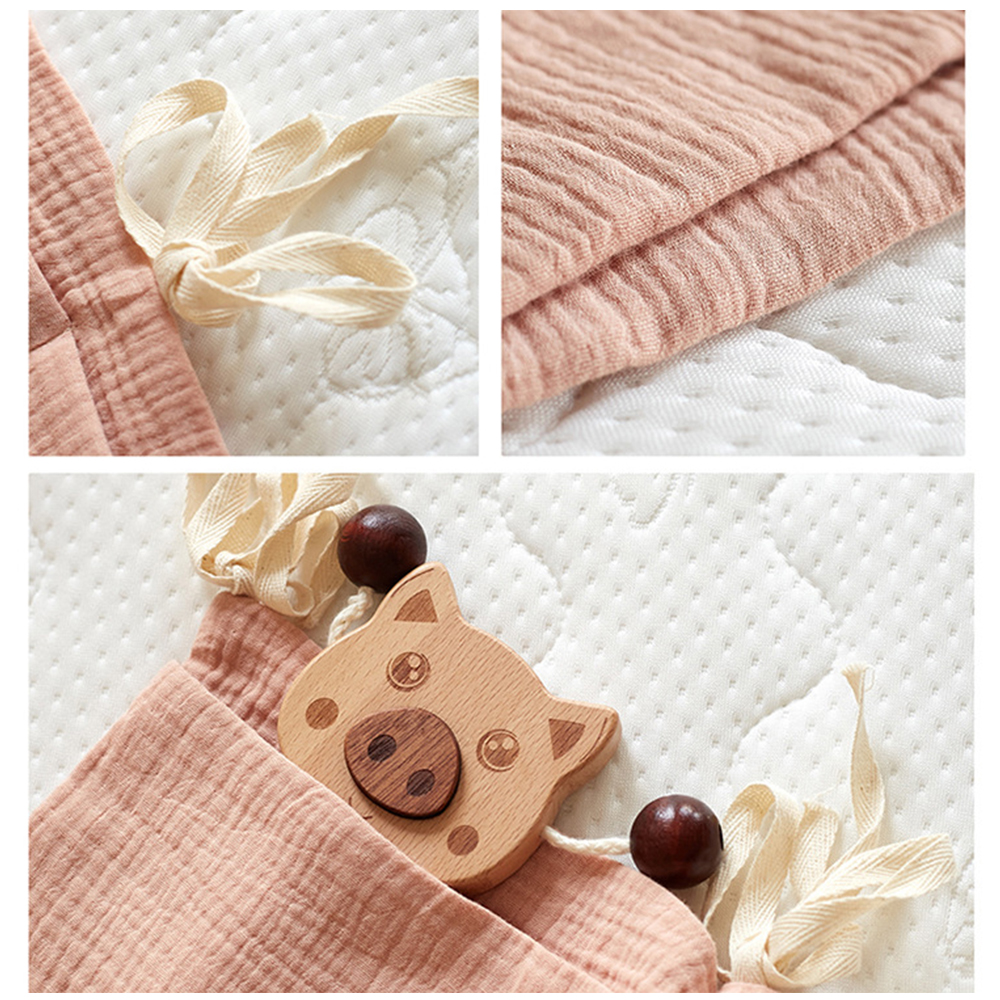 AliExpress Baby Crib Organizer Cot Caddy Bed Storage Bag 2 Pockets Bedside Hanging Diaper Nursery Toys Bag Diapers Stroller Organize, view 4