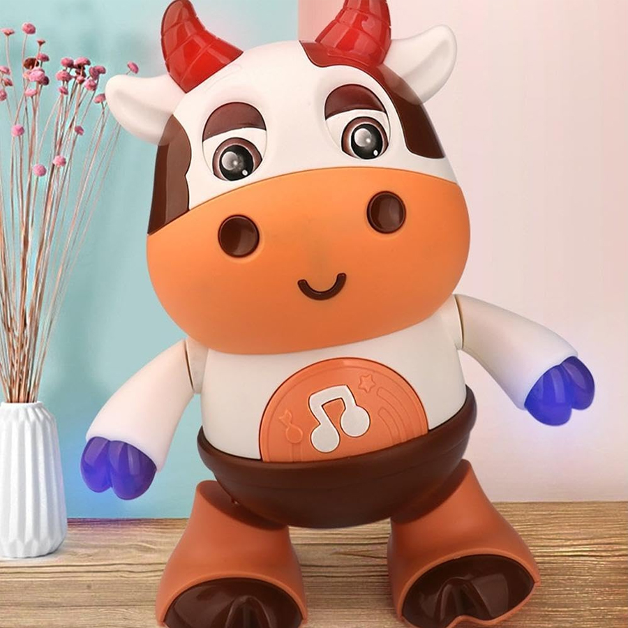 AliExpress Baby Dancing Cow Toy - Electric Music Plush Cow with Funny Songs and Moves, Baby Interactive Baby Toys, Cute Toddler Christmas G, view 6