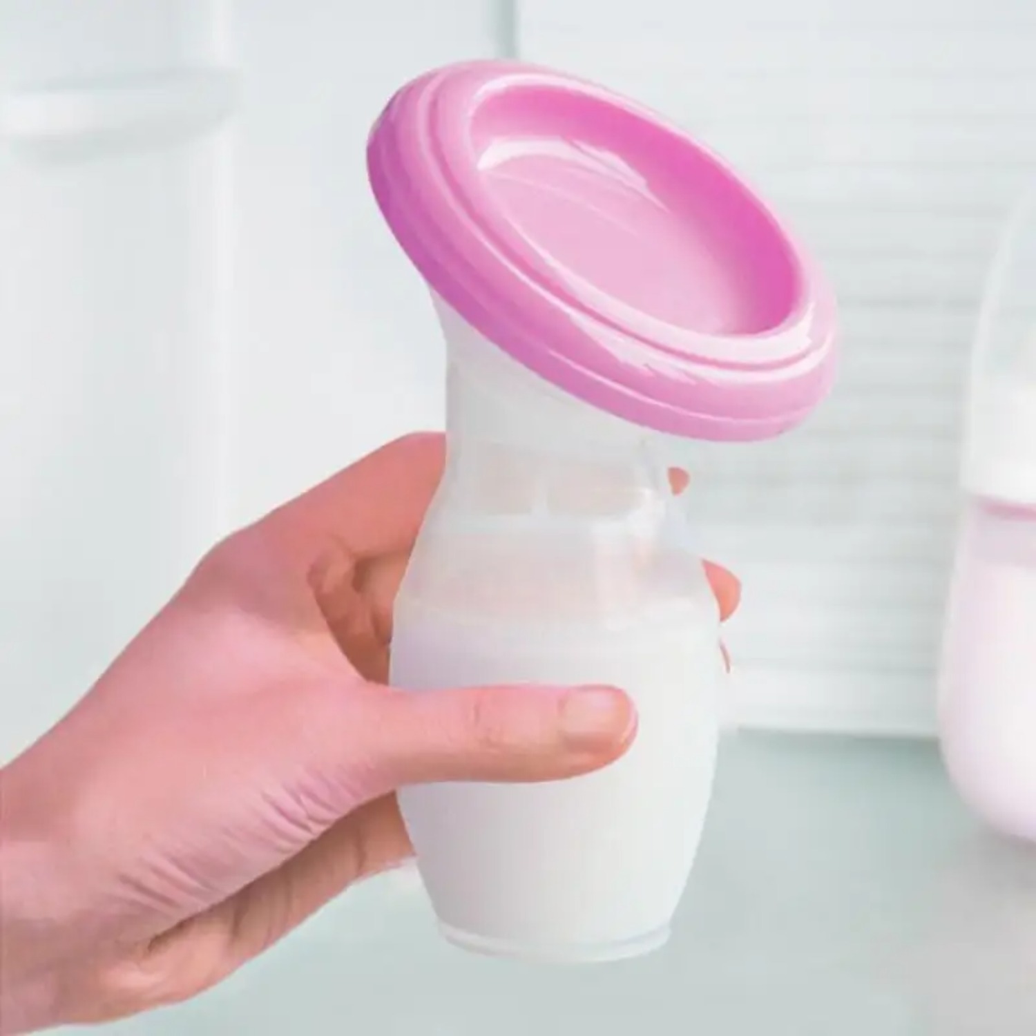 AliExpress Baby Feeding Manual Breast Pump Partner Breast Collector Automatic Correction Breast Milk Silicone Pumps Maternity Products, view 2