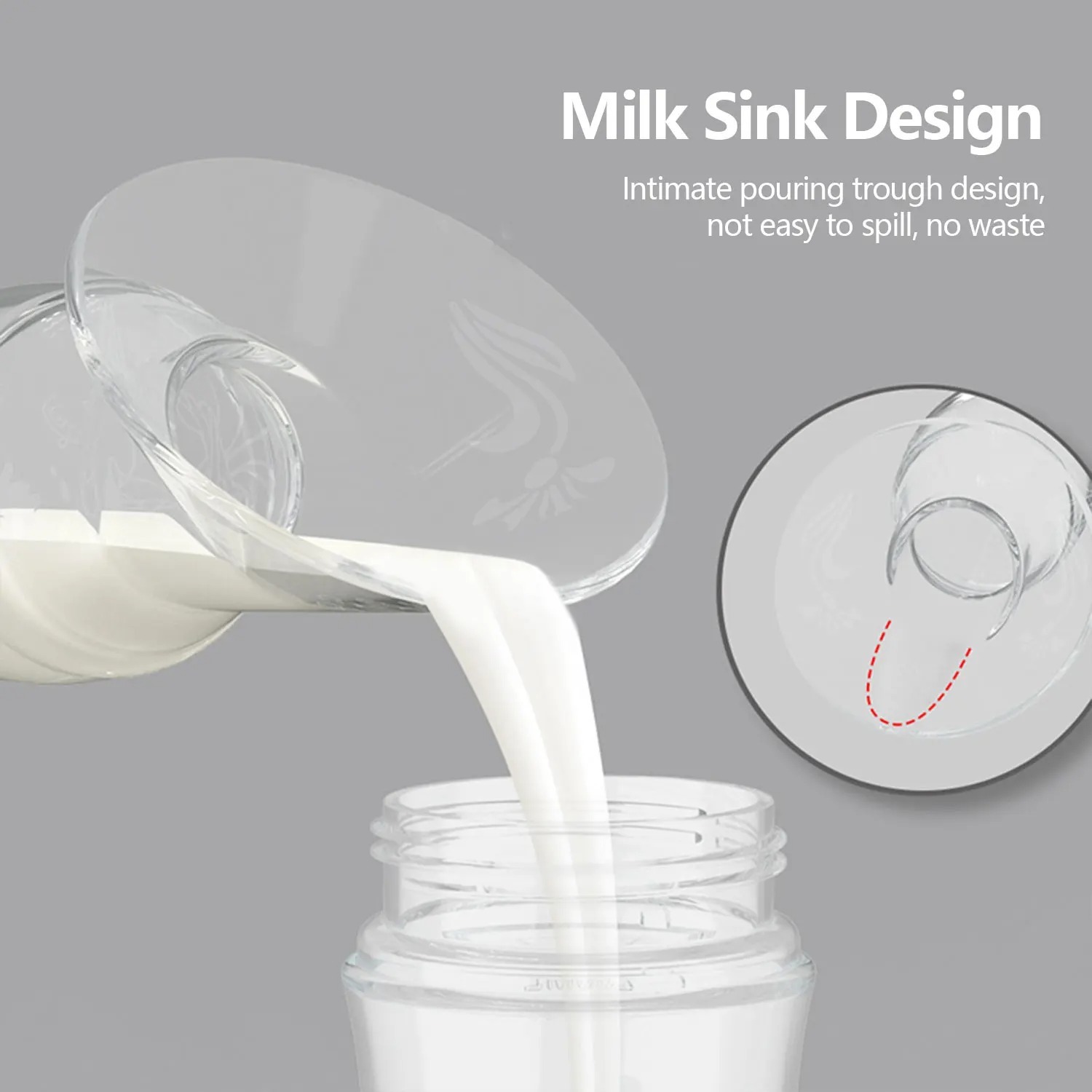 AliExpress Baby Feeding Manual Breast Pump Partner Breast Collector Automatic Correction Breast Milk Silicone Pumps Maternity Products, view 4