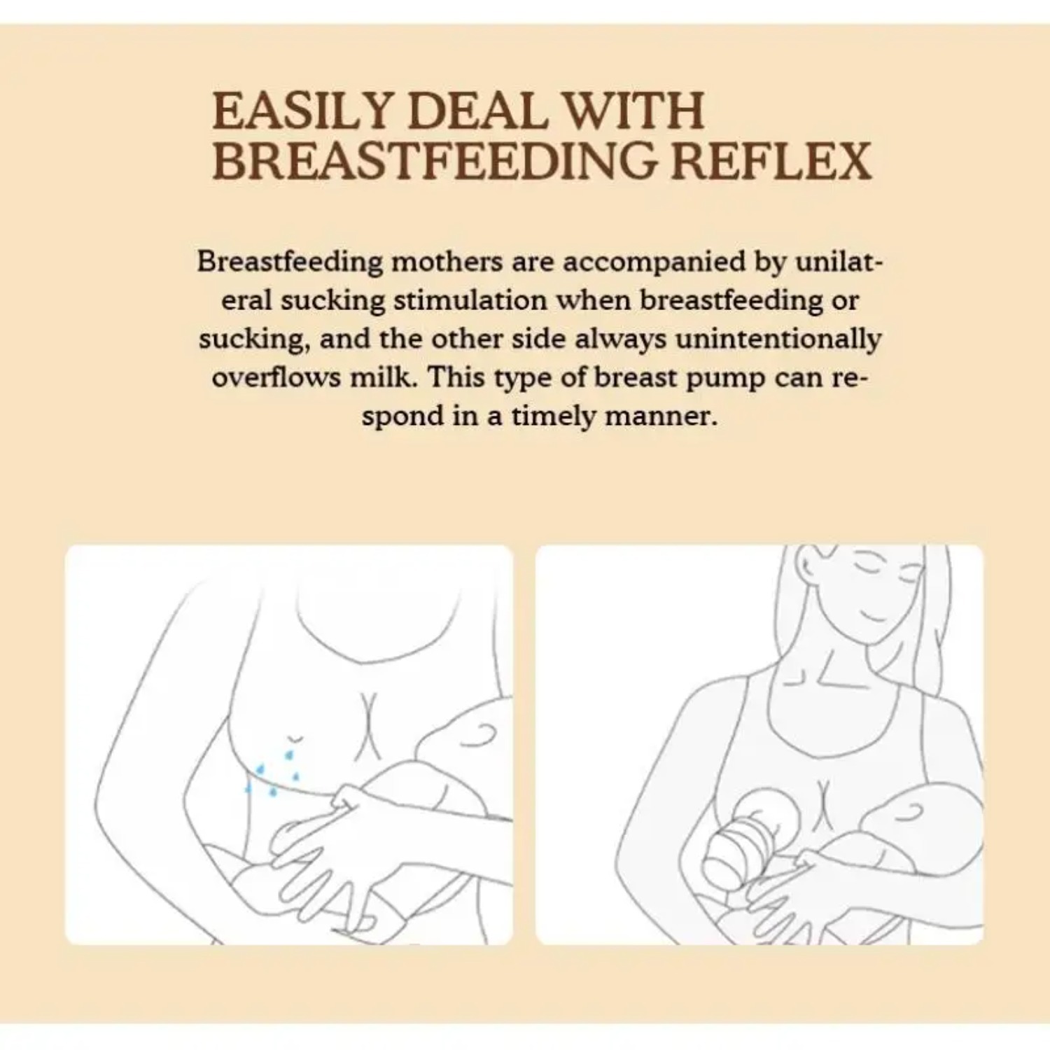 AliExpress Baby Feeding Manual Breast Pump Partner Breast Collector Automatic Correction Breast Milk Silicone Pumps Maternity Products, view 5