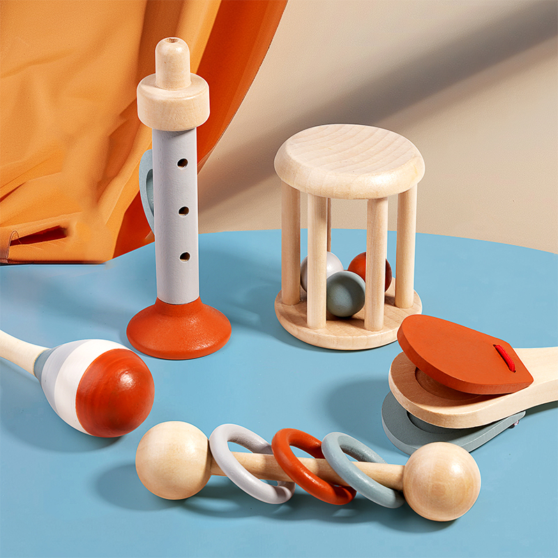 AliExpress Baby Handheld Bell, Ringing Instrument, Early Childhood Education, Soothing Bed Bell Wooden Gripping, Chewing Toy, view 2