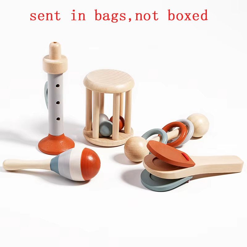 AliExpress Baby Handheld Bell, Ringing Instrument, Early Childhood Education, Soothing Bed Bell Wooden Gripping, Chewing Toy, view 5