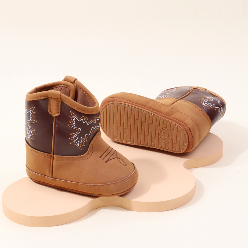 AliExpress Baby Little Boots Soft PU and Cotton High Quality 2024 New Style Spring and Autumn Prewalking Shoes for Boys and Girls BHX3210, view 3