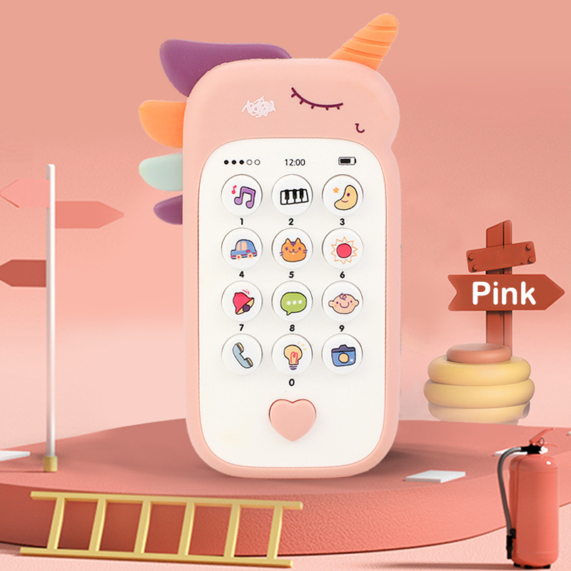 AliExpress Baby Phone Toy Music Sound Telephone Sleeping Toys With Teether Simulation Phone Kids Infant Early Educational Toy Kids Gifts, view 6