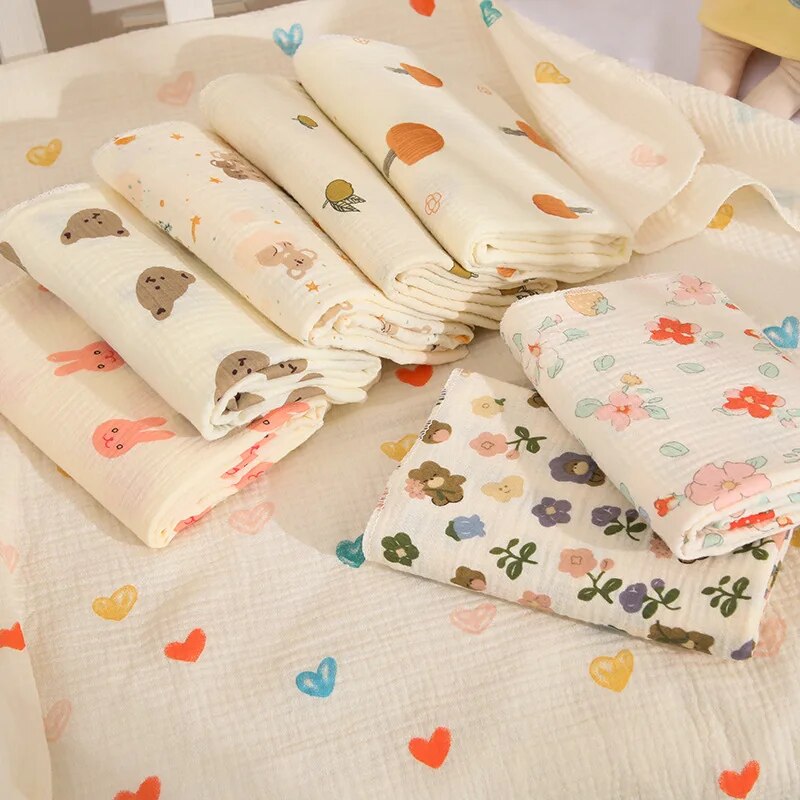 AliExpress Baby Receive Blanket for Newborn Cotton Muslin Swaddle Blanket Bedding Infant Bath Towel Baby Items Mother Kids, view 3