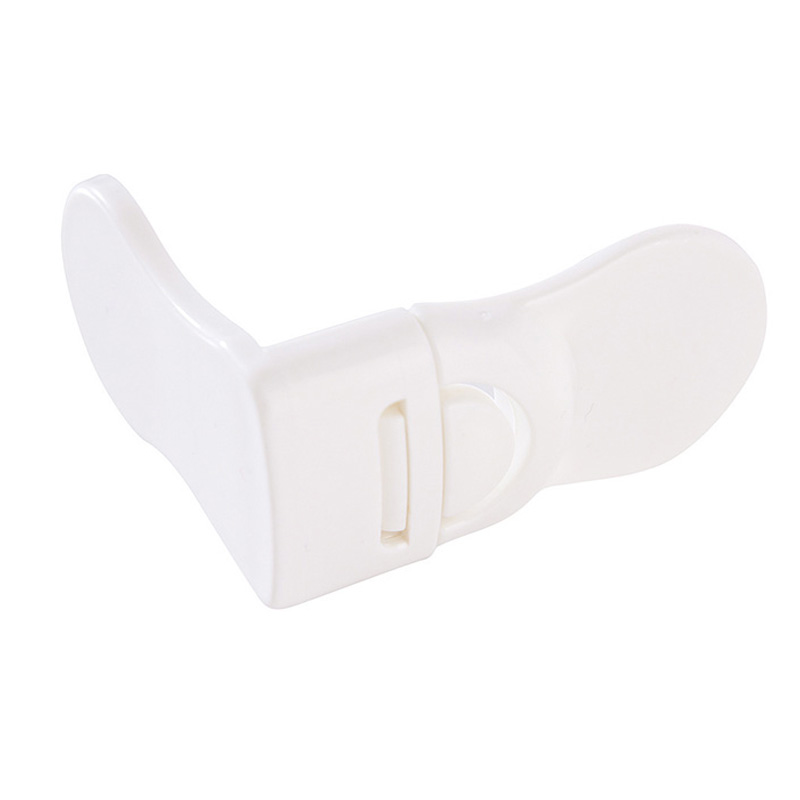 AliExpress Baby Safety Drawer Lock Anti-Pinching Hand Cabinet Drawer Locks Plastic White Safety Buckle for Children Kids Protection, view 6