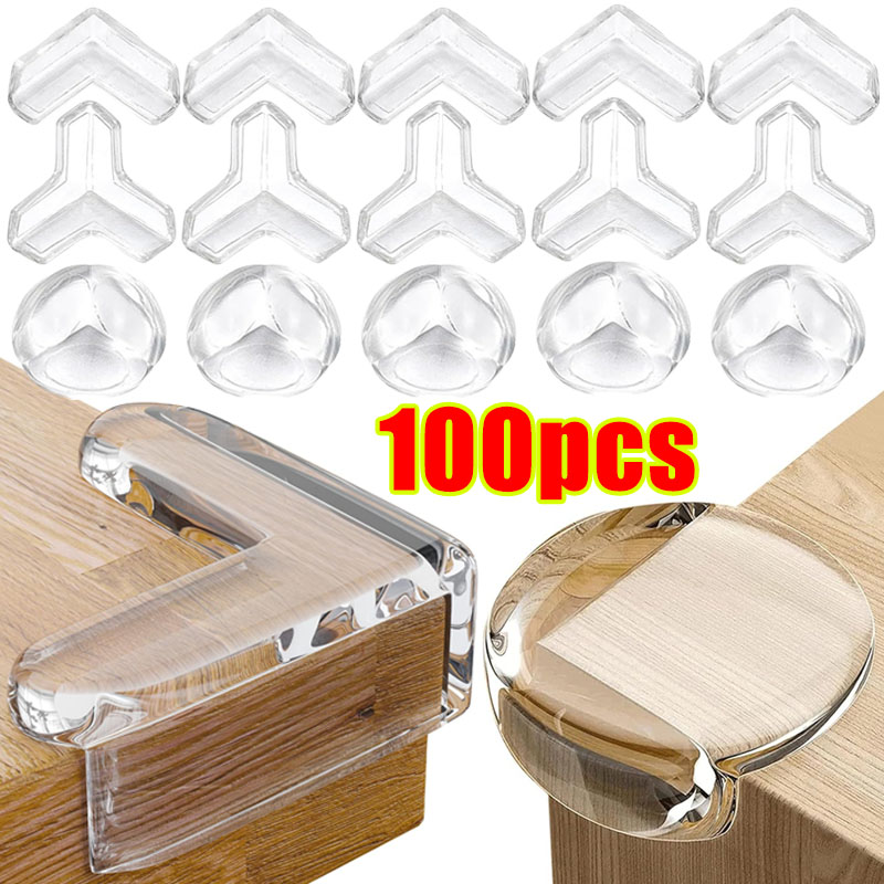 AliExpress Baby Safety Silicone Kids Proofing Edge Protector Soft Transparent Children Anti Collision Table Corner Edge Protection Cover