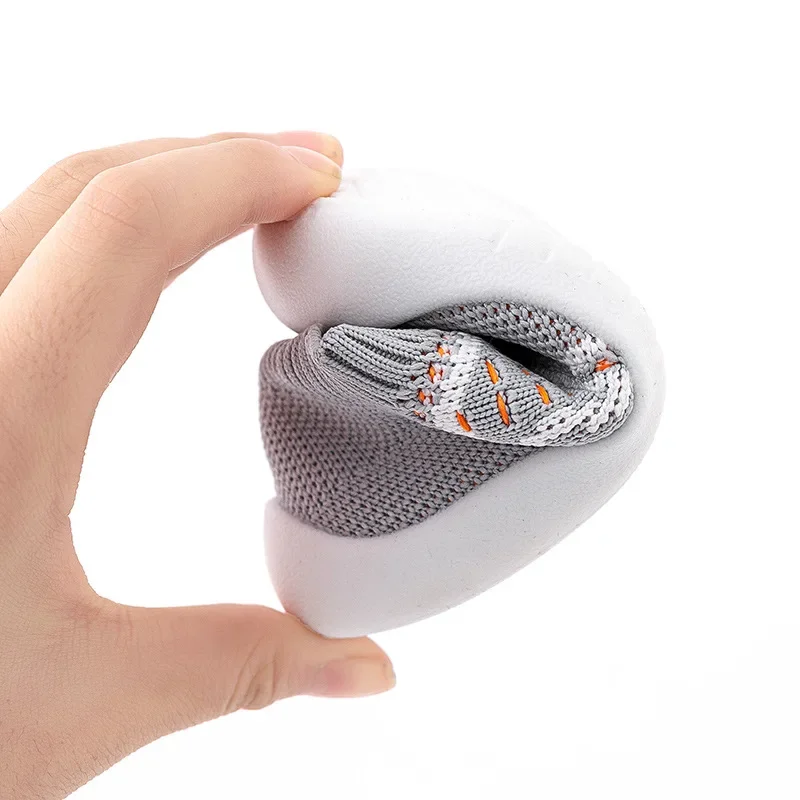AliExpress Baby Shoes Anti-slip Breathable Infant Crib Floor Socks with Rubber Sole for Children Girls Boys Mesh Shoes Soft Bottom Slippers, view 5