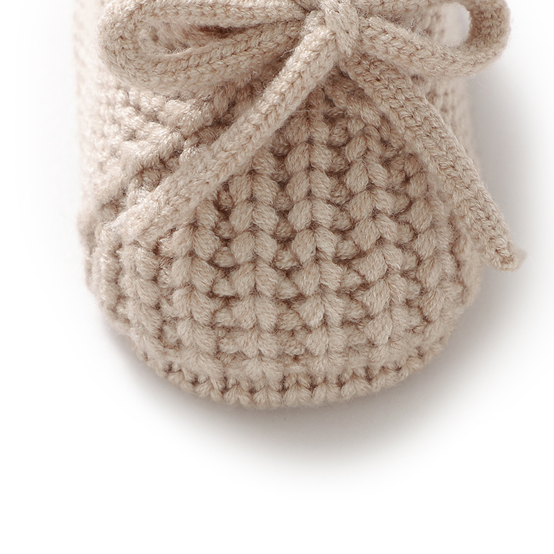 AliExpress Baby Shoes Knitted Newborn Bed Footwear 0-18M Warm Clothing Accessories Infant Boys Girls First Boots Fashion Solid Toddler Kid, view 3