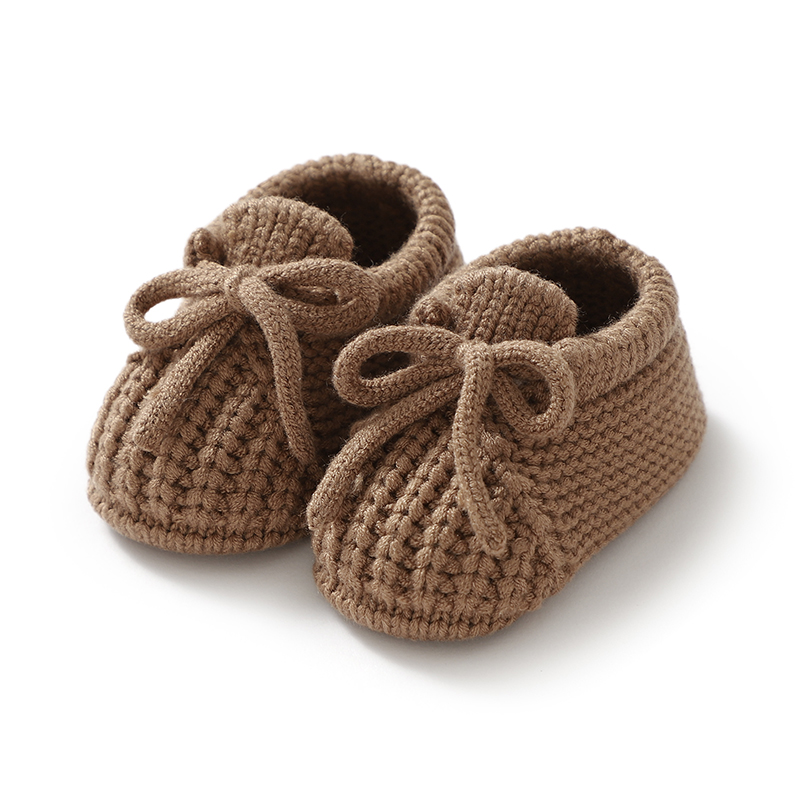 AliExpress Baby Shoes Knitted Newborn Bed Footwear 0-18M Warm Clothing Accessories Infant Boys Girls First Boots Fashion Solid Toddler Kid, view 5