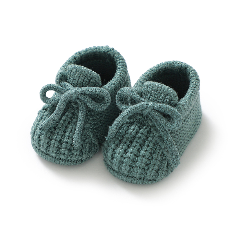 AliExpress Baby Shoes Knitted Newborn Bed Footwear 0-18M Warm Clothing Accessories Infant Boys Girls First Boots Fashion Solid Toddler Kid, view 6