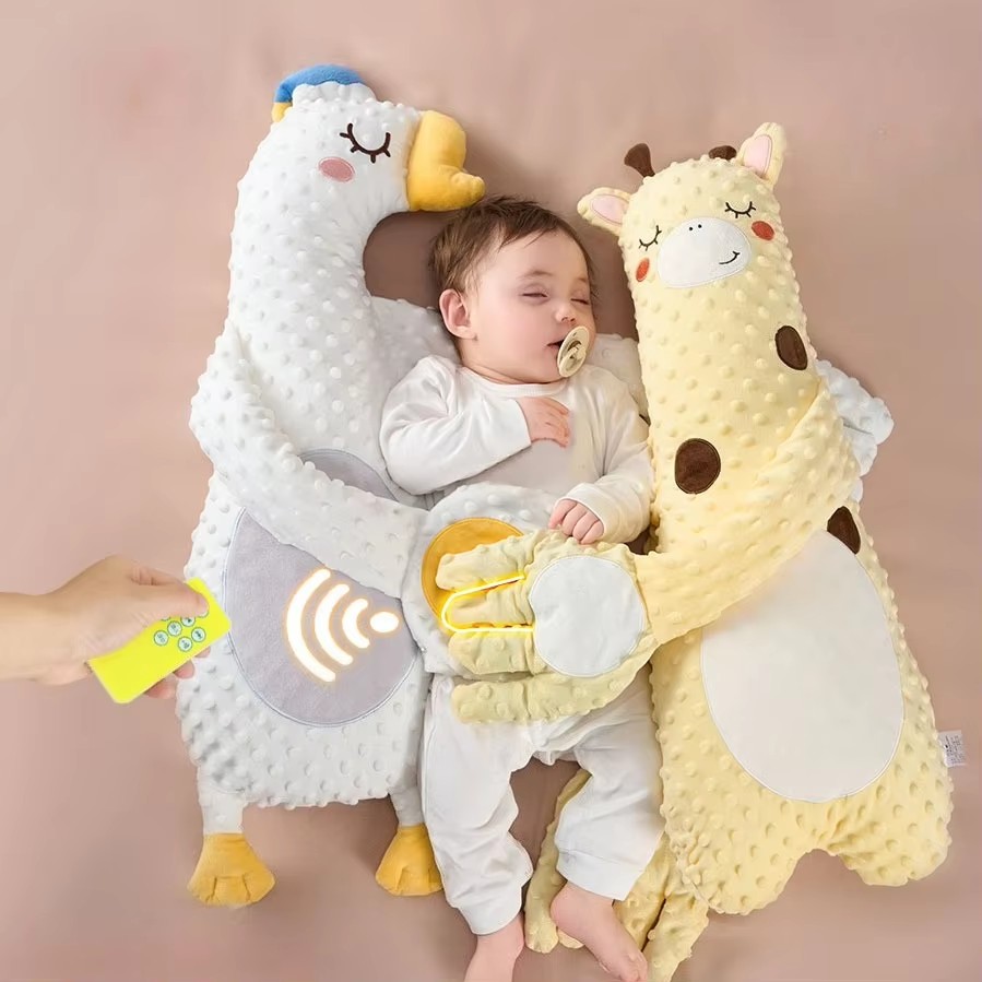 AliExpress Baby Sleeping Pillow for Newborn Patting Doll with Soothing Palm Remote Control Electric Baby Hand Pillow Soothing Palm Patting