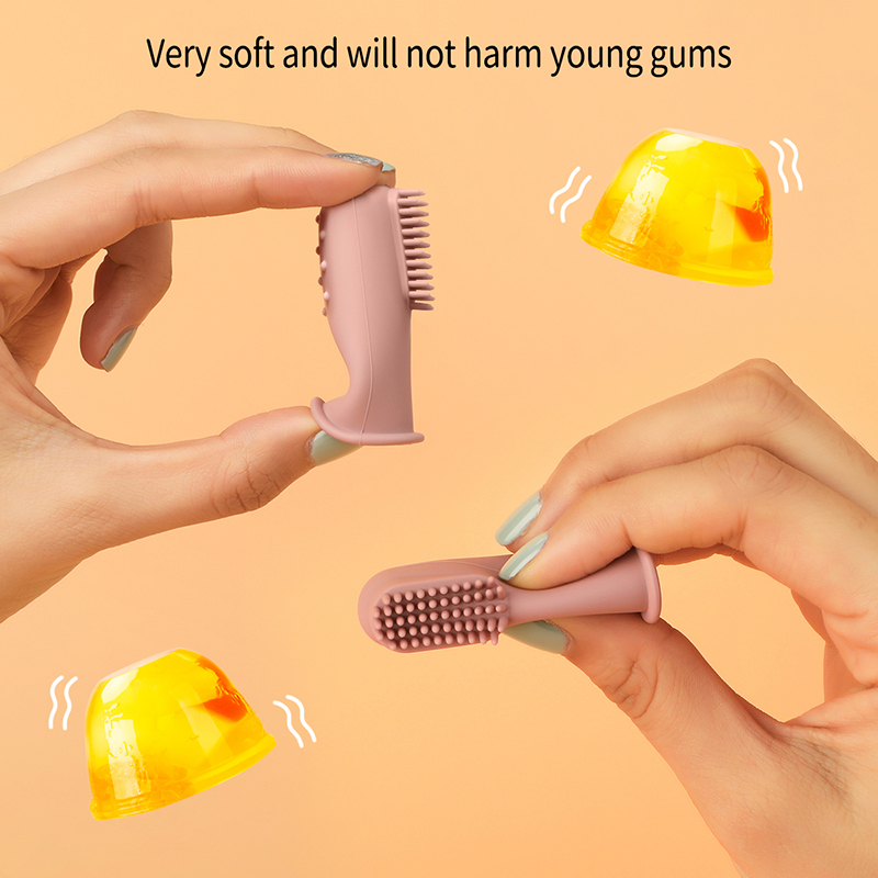 AliExpress Baby Soft Finger Toothbrush BPA Free Silicone Infant Tooth Teeth Clean Brush Food Grade Silicone Baby Oral Health Care, view 4