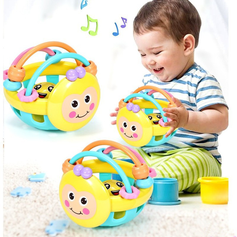 AliExpress Baby Soft Teething Toys Newborn Early Educational Sensory Teether Rattle Touch Hand Grasping Ball Develop Infant Ball Game Toy