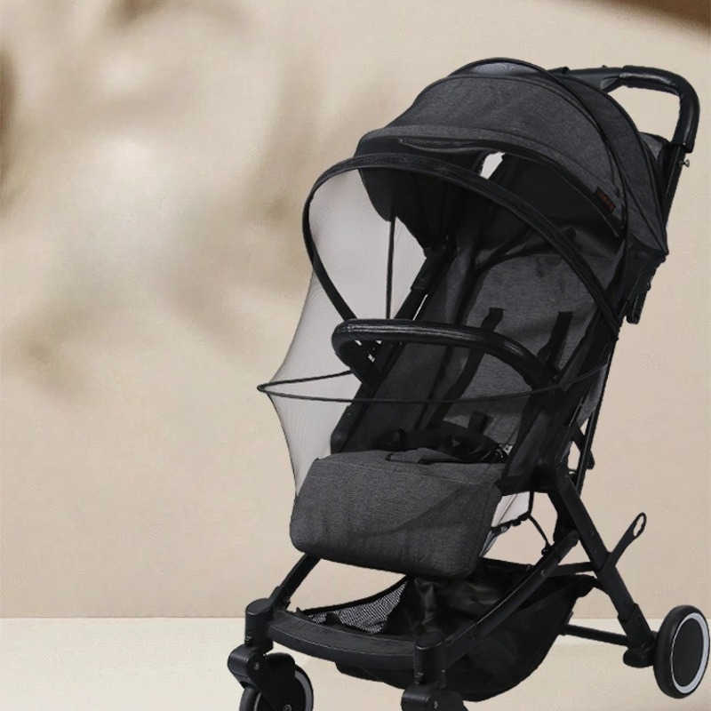AliExpress Baby Stroller Accessories Mosquito Net Stroller Mosquito Cover Children Kids Ventilate Mesh Cart Insect Netting Outside Items, view 4