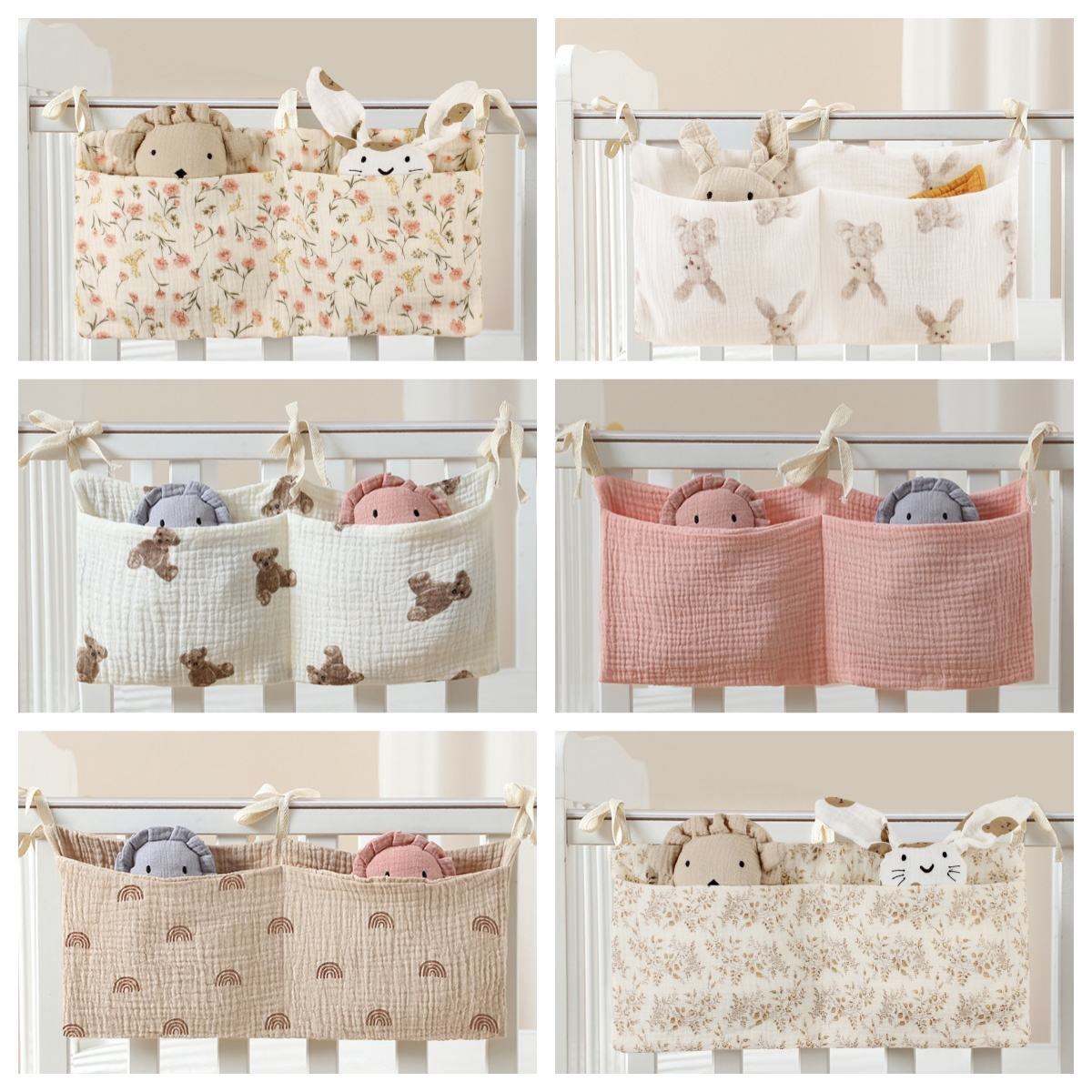 AliExpress Baby Stuff Organizer Kids Crib Storage Bag Multifunctional Newborn Bed Bag for Children Bedding Diaper Bag Stroller Organizer