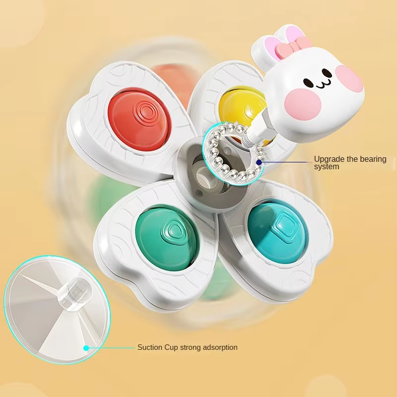AliExpress Baby Sucker Spinning Toys Children Bath Montessori Education Rotating 3 Years Bathroom Toys for Toddler Infant Toys for Baby, view 4