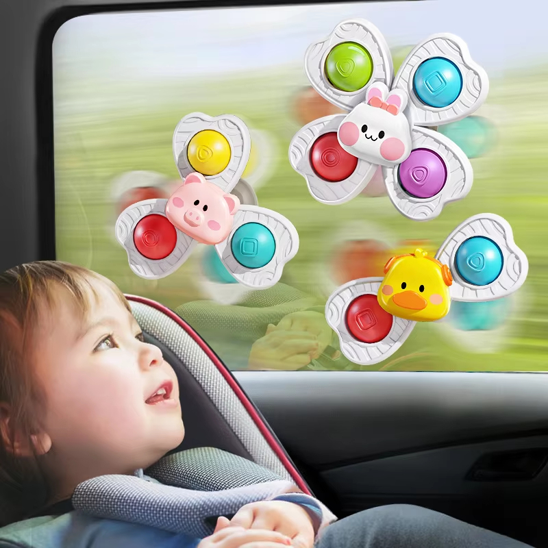 AliExpress Baby Sucker Spinning Toys Children Bath Montessori Education Rotating 3 Years Bathroom Toys for Toddler Infant Toys for Baby, view 2