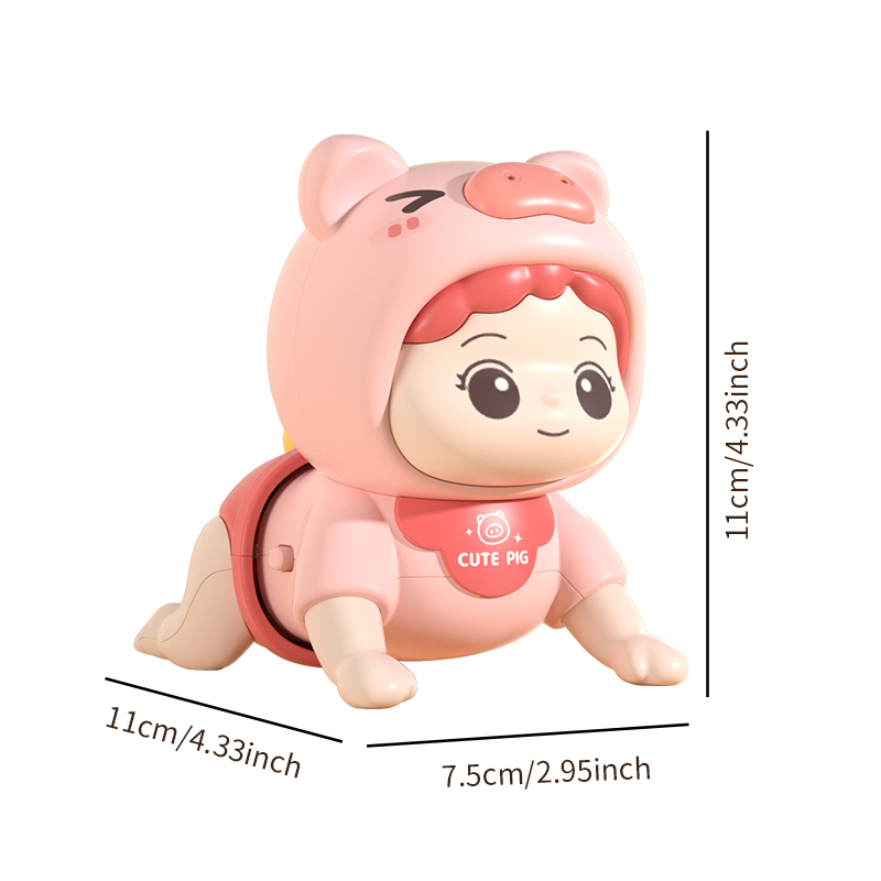 AliExpress Baby toys learn to crawl guide head up practice training puzzle early education crawling baby sound light music, view 4