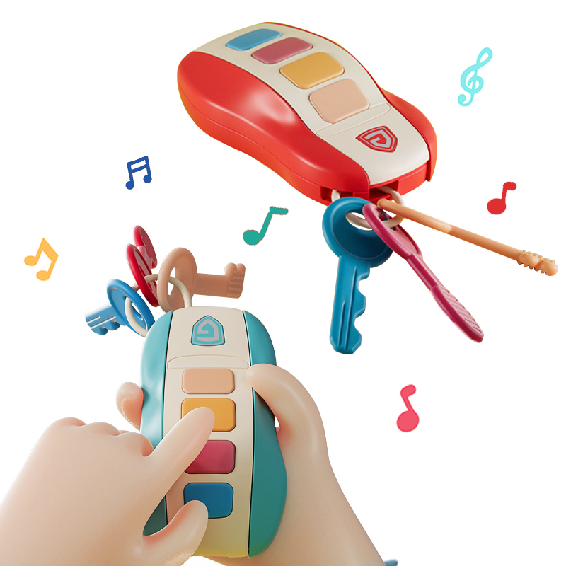 AliExpress Baby Toys Musical Car Key Vocal Smart Remote Car Voices Pretend Play Educational Toys For Kids Sound Singing Toys Xmas Gifts