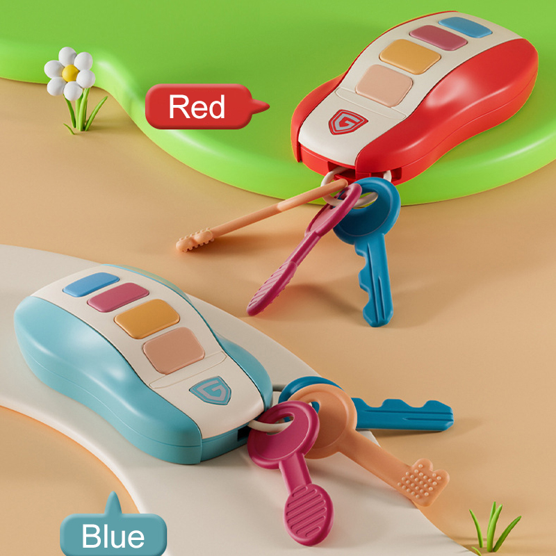 AliExpress Baby Toys Musical Car Key Vocal Smart Remote Car Voices Pretend Play Educational Toys For Kids Sound Singing Toys Xmas Gifts, view 2