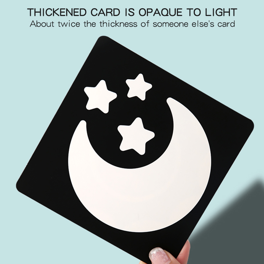 AliExpress Baby Visual Stimulation Cards Montessori High Contrast Flash Card Infant Gift For Children Cognition Toy, view 5