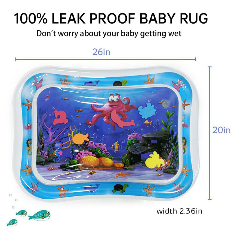AliExpress Baby Water Play Mat Inflatable Cushion PVC Infant Tummy Time Toddler Water Pad For Kids Early Education Developing Activity Toys, view 4